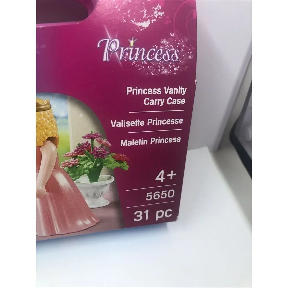 Playmobil Princess Vanity Carry Case pink set 5650 new sealed